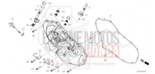 RIGHT CRANKCASE COVER (E-CLUTCH) CB750ACT de 2026